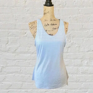 Athleta Gray and White Tank